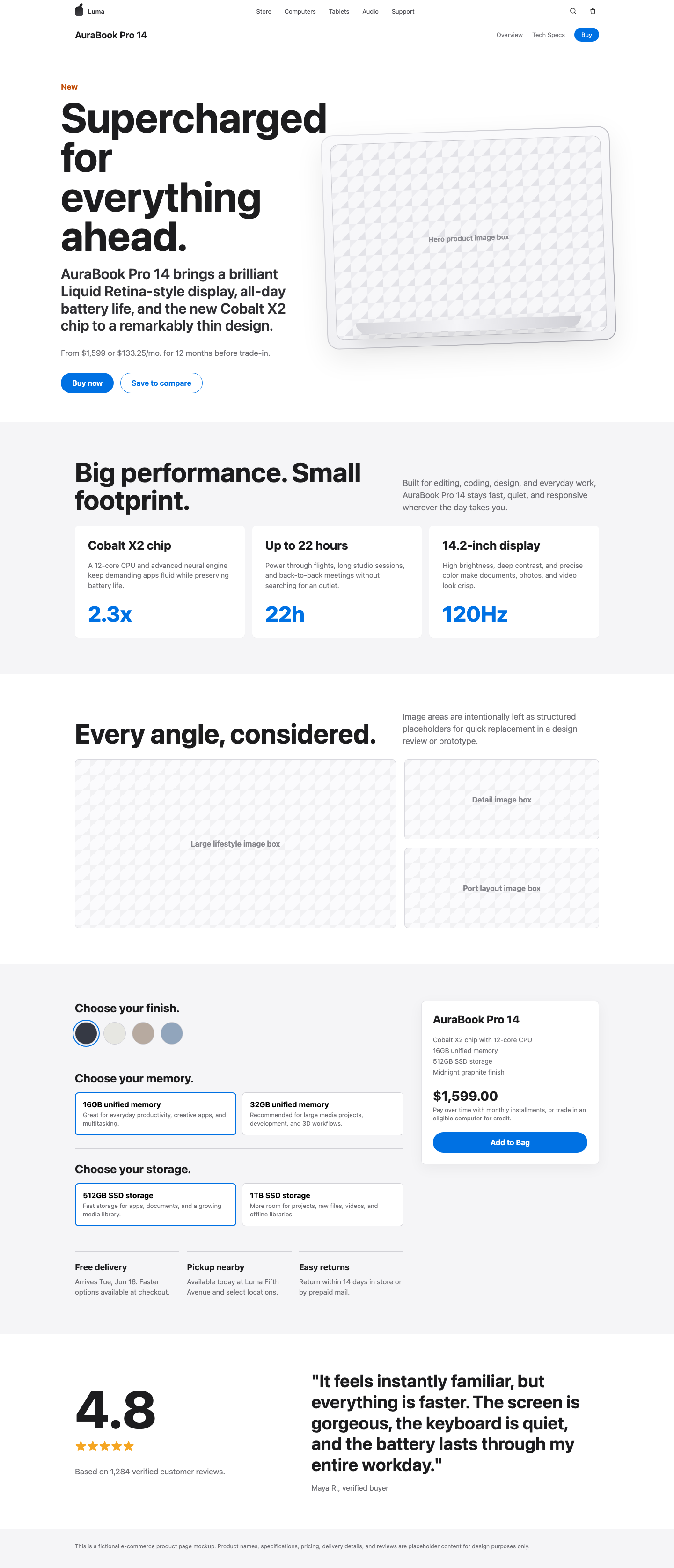 GPT apple-like page